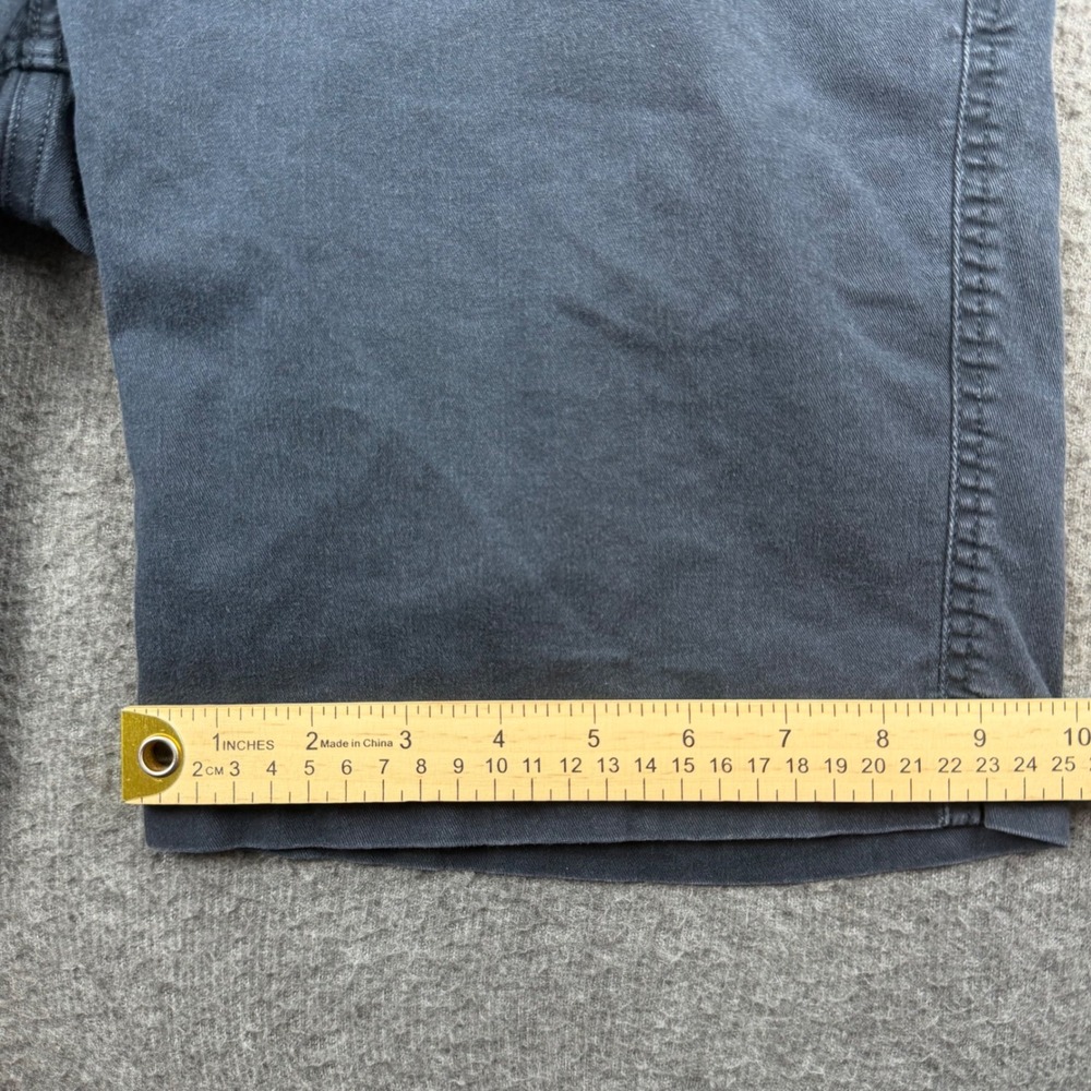 Dockers Chino Shorts Men's 34 Navy Blue Stretch Cotton Flat Front Casual - Picture 7 of 11